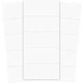 White Magnetic Strips, 2" Width, 7/8" Height, 25 PK