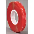 3M Acrylic Double Sided VHB Tape, Acrylic Adhesive, 40.00 mil Thick, 1/2" X 5 yd., Clear
