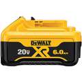 Dewalt 20V MAX Premium Battery Pack, Li-Ion, For Use With All DEWALT 20V Tools, 6.0Ah, 20.0 Voltage