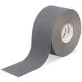 Solid Gray Anti-Slip Tape, 4" x 60.0 ft., Proprietary Grit Non-Mineral, Rubber Adhesive, 1 EA