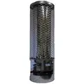Dayton 14-11/16" x 14-11/16" x 44-5/16" Radiant Portable Gas Heater with 5900 sq. ft. Heating Area