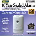 Universal Security Instruments 6.50 Carbon Monoxide Alarm with 85 dB @ 10 Feet Audible Alert; 10 Year Sealed Battery