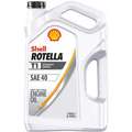 Rotella Conventional Engine Oil, 1 gal. Bottle, SAE Grade: 40, Amber