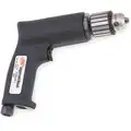 Ingersoll Rand 0.5 HP Industrial Duty Keyed Air Drill, Pistol Style, 3/8" Chuck Size