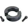 Black Oxide 1215 Lead Free Steel Shaft Collar, Clamp Collar Style, Standard Dimension Type, 1-15/16"