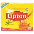 Lipton Tea: Caffeinated, Regular, Tea Bag, 0.08 oz. Pack Wt, 0.816 lb Net Wt, 100 PK