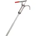 304 Stainless Steel Hand Operated Drum Pump, Lever, Ounces per Stroke: 12 oz.