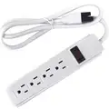Power First Outlet Strip, 4 Outlets, 15.0 Max. Amps, 3 ft. Cord Length