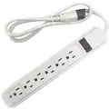 Power First Outlet Strip, 6 Outlets, 15.0 Max. Amps, 3 ft. Cord Length