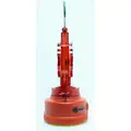 Railhead Gear Magnetic Safety Light, LED, (2) D Batteries (Not Included), Flashes per Minute 60, 9" Height