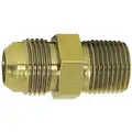 JIC Male Connector, Carbon Steel, 1/2" x 1/4"