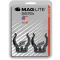 Maglite D Cell Mounting Brackets, Black for Mfr. No. TS2D016K, S3D016, TS4D016K, TS5D016K, TS6D016K, 2V929-2