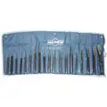 Mayhew Punch and Chisel Set: 19 Pieces, Cold Chisel, Center Punch/Pin Punch/Solid Punch, Bag