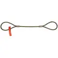 Lift-All 10 ft. Steel Eye and Eye 3/8" Diameter Wire Rope Sling