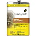 Sunnyside Amber Boiled Linseed Oil, Oil Base Type, Size: 1 gal.