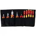 Insulated Tool Kit: Insulated, 10 Total Pcs, Tool Roll