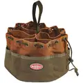 Bucket Boss 19-Pocket Polyester General Purpose Tool Bag, 6-1/2"H x 10"W x 10"D, Brown