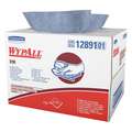 Wypall Dry Wipe: Dispenser Box, Max Absorbency, Superior Wet Strength, WYPALL&reg; X90, Blue, 136 Sheets