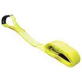 Lift-All Nylon Recovery Strap; 16 ft. x 8", Yellow