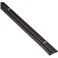 Weatherstrip, 36"Overall Length, Hollow Bulb Insert Type, Silicone Insert Material
