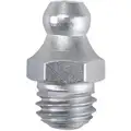 Straight Zinc-Plated Standard Grease Fitting; M8-1.25