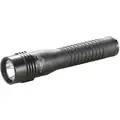 Tactical LED Handheld Flashlight, Aluminum, Maximum Lumens Output: 500, Black