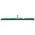Unger 36" W Curved Rubber Floor Squeegee Without Handle, Black/Green