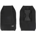 Cell Phone Holder Vertical XL, Fits Brand Various Electronic Devices, Black, Polyester