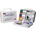 First Aid Kit, Plastic Case Material, Travel, 25 People Served Per Kit