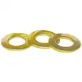 Imperial SAE Flat Washer, 3/8", Alloy Steel, Grade 8, Zinc Yellow, 250 PK