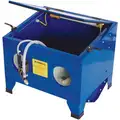 Siphon-Feed Abrasive Blast Cabinet, Work Dimensions: 12" x 22" x 18", Overall: 19-11/32" x 25" x 20