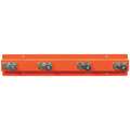 Tough Guy Safety Orange Stainless Steel Mop and Broom Holder, 1 EA