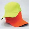 Baseball Hat, Hi-Visibility Lime, Size One Size Fits Most
