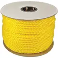 1/4" dia. Polypropylene All Purpose General Utility Rope, Yellow, 1200 ft.