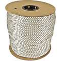 3/8" dia. Polyester All Purpose Rigging Rope, White, 600 ft.