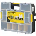 Adjustable Compartment Box, Black/Yellow, 3-1/2"H x 13"L x 17-3/8"W, 1EA