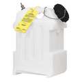 Container,  2.5 gal Size,  Plastic,  White