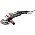 Metabo Angle Grinder, 6" Wheel Dia., 15 Amps, 120VAC, 9600 No Load RPM, Paddle Switch