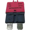 Bussmann CB227 Series Automotive Circuit Breaker, Plug In Mounting, 10 Amps, Blade Terminal Connection