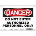 Safety Sign,10&quot; W,7" H,0.032"