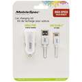 Car Charging Kit, White: 2.1 Amp, 4 ft Cable Lg, White, USB A to USB-C