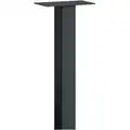 Salsbury Industries Pedestal: Mail Chest, Black, 48 in Ht, 3YNX7, Aluminum