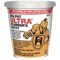 Oatey Plumber Putty: Stainless, 14 oz., Tan, Not Specified Cure