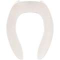 Toilet Seat, Elongated, Without Cover, 18-5/8" Bolt to Seat Front