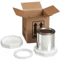 Brown Paint Can Shipper Kit, 10-1/8"D x 8-9/16"W x 8-9/16" L , Holds :1 gal. Can