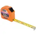 12 ft. Steel SAE Tape Measure, Orange