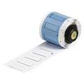 Precut Label Roll: 3/16" x 1", Polyolefin, White ( Matte ), For 00 AWG to 6 AWG Wire Gauge