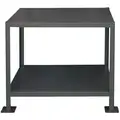 Fixed Height Work Table, Steel, 30" Depth, 36" Height, 48" Width,3000 lb. Load Capacity