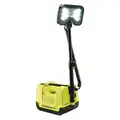 Temporary Job Site Light, Floor Stand, Battery/Rechargeable, Lumens 1600, Number of Lamp Heads 1