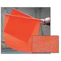 Handheld Warning Flag, Fluorescent Orange, Square, 24" x 24"